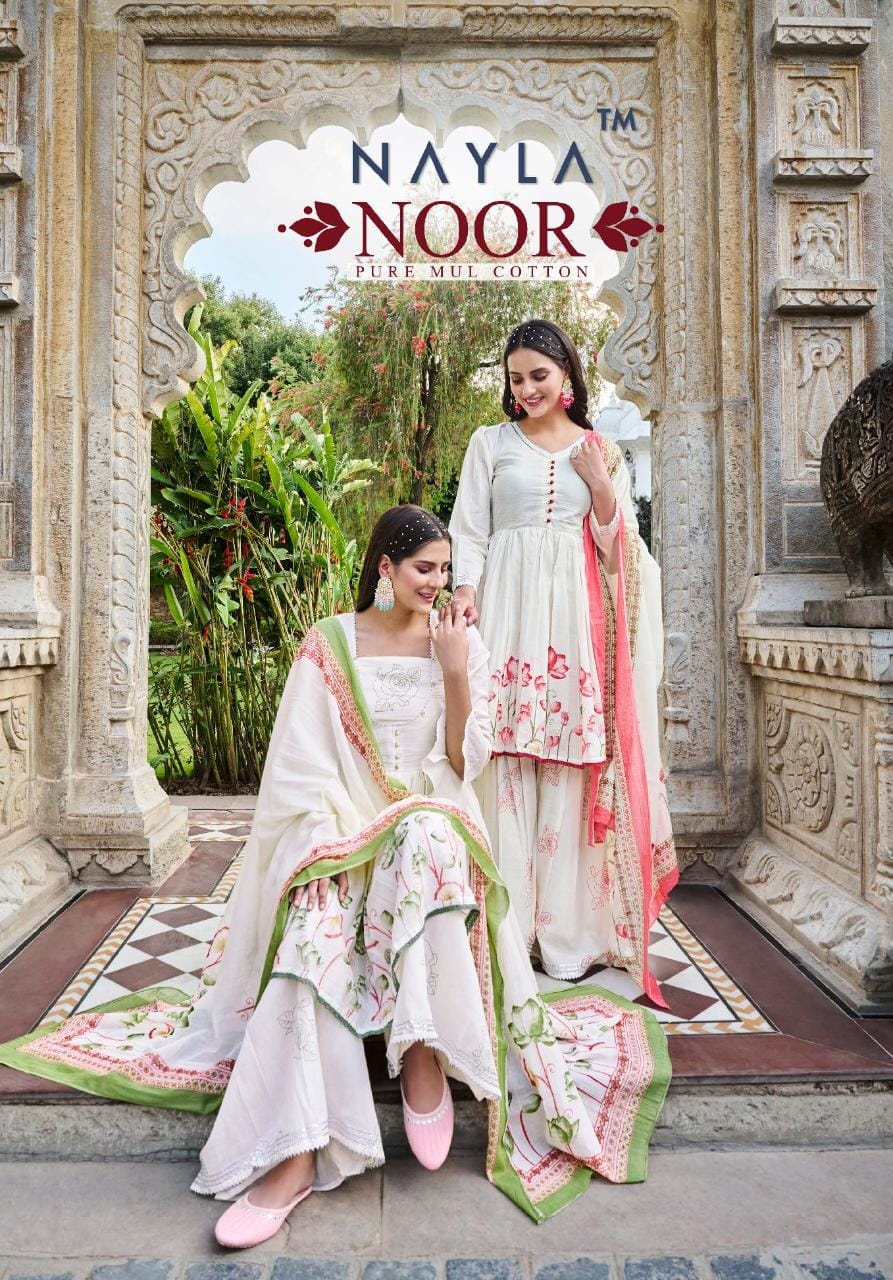 Noor By Nayla 1001-1006 ReadyMade Sharara Suits Catalog